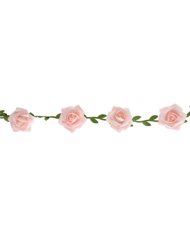 Guirnalda Rosas 50mm X 120cm Poliester Y Polietieno ***OFERTA DTO NO ACUMULABLE