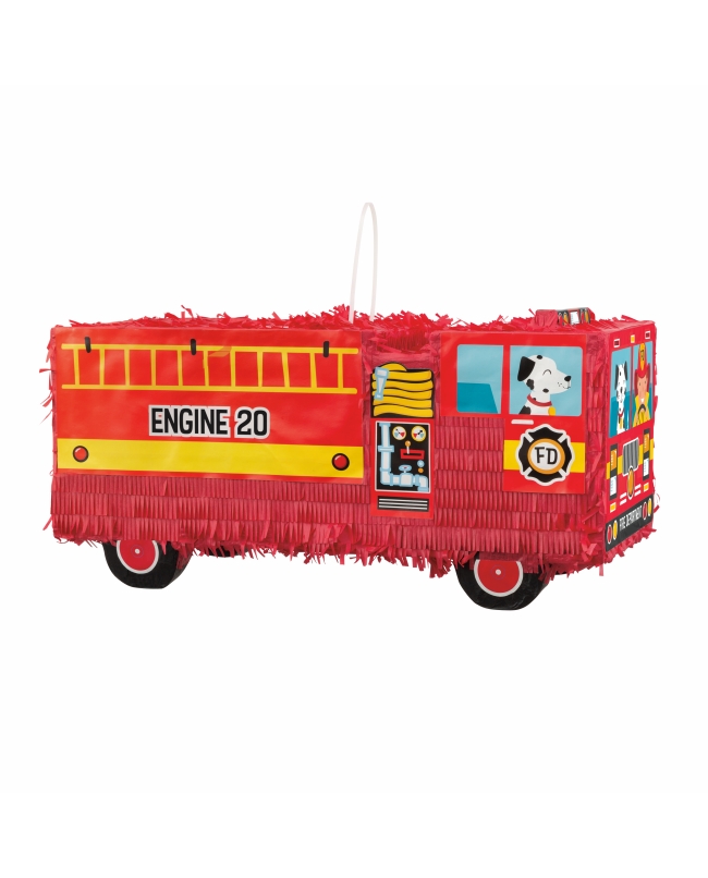 Piñata 3D Camion Bomberos 48X24cm
