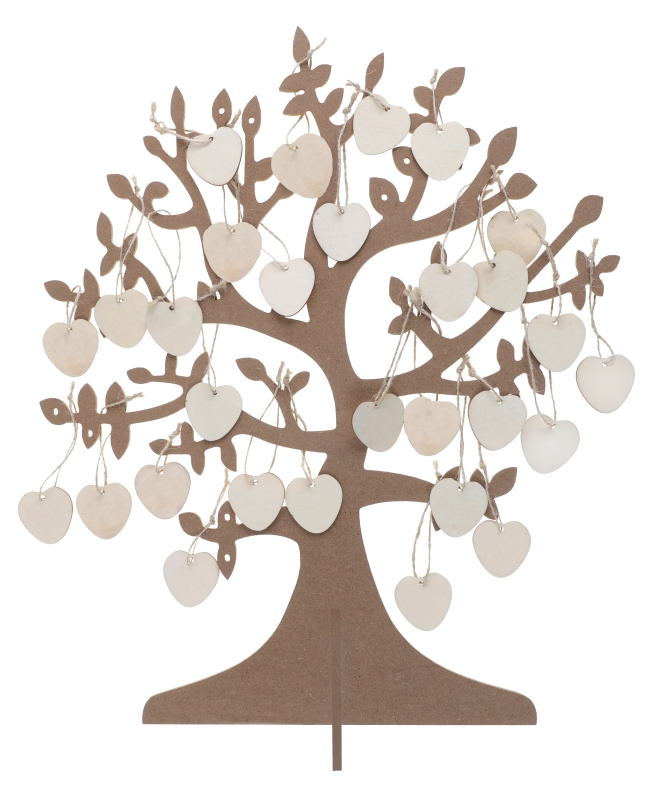 Deco Arbol Deseos 48 X 40cm Madera ***OFERTA DTO NO ACUMULABLE