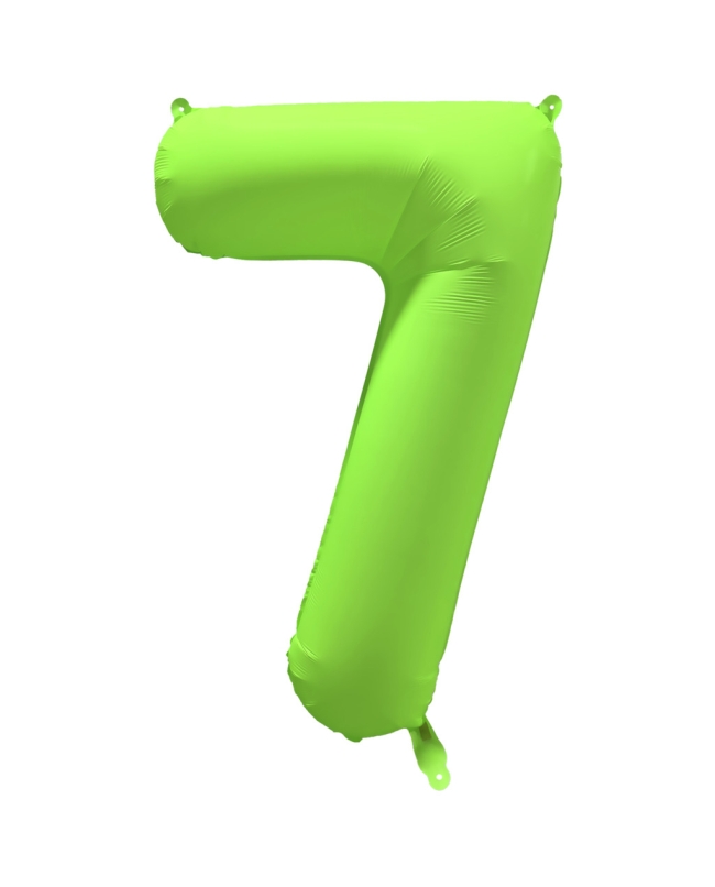 Rm Forma Numero 7 Verde Neon 86X70cm ***OFERTA DTO NO ACUMULABLE