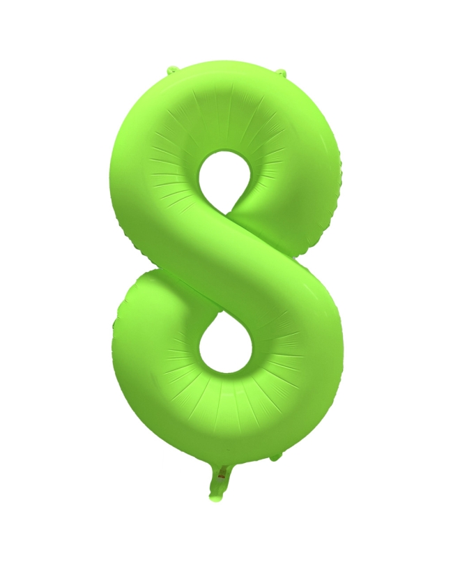 Rm Forma Numero 8 Verde Neon 86X70cm ***OFERTA DTO NO ACUMULABLE