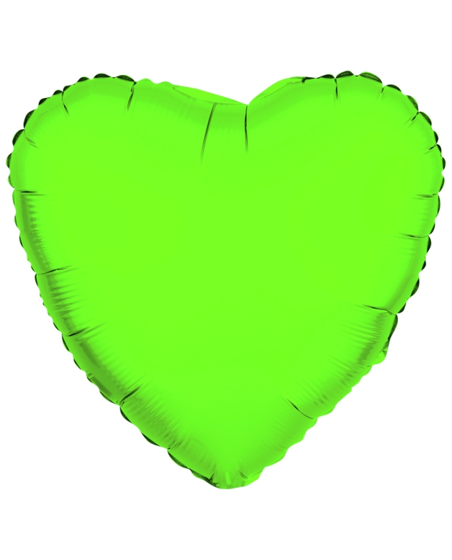 18/43cm Corazon Verde Neon ***OFERTA DTO NO ACUMULABLE