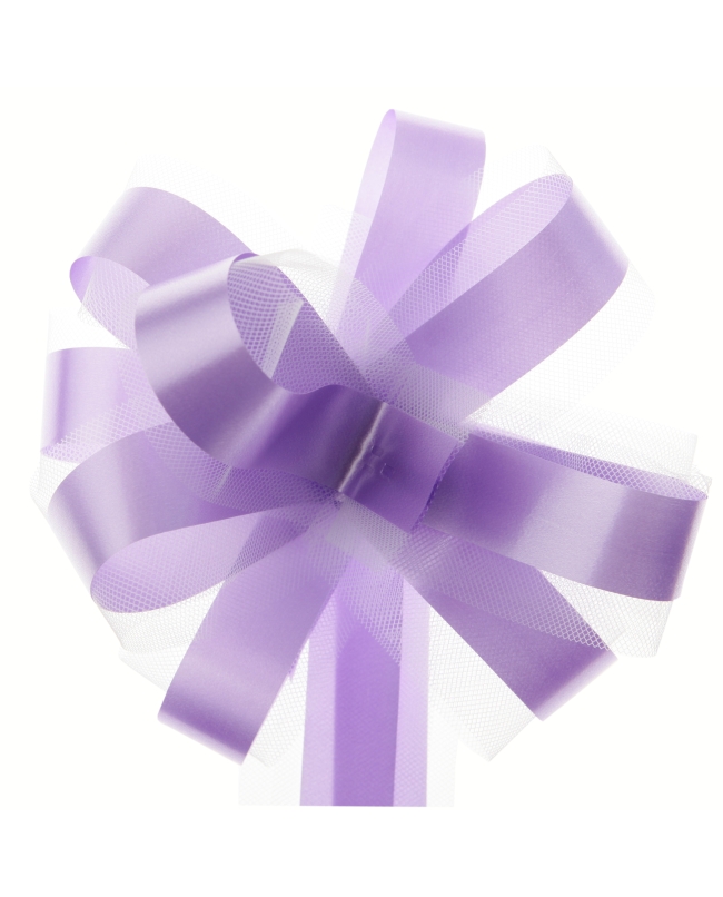 Lazo Facil Tul Lila 5cm Poliprop. Y Poliester ***OFERTA DTO NO ACUMULABLE