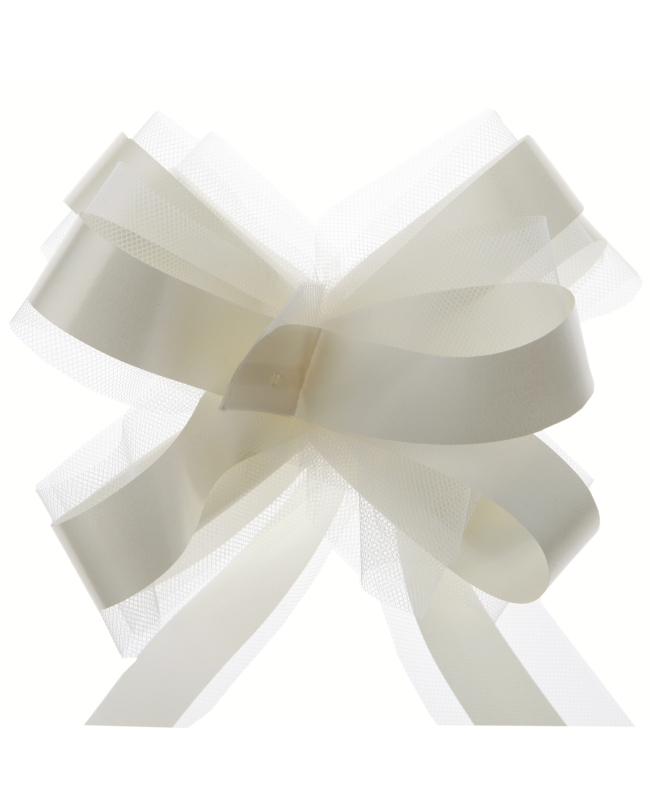 Lazo Facil Tul Marfil 5cm Poliprop. Y Poliester ***OFERTA DTO NO ACUMULABLE