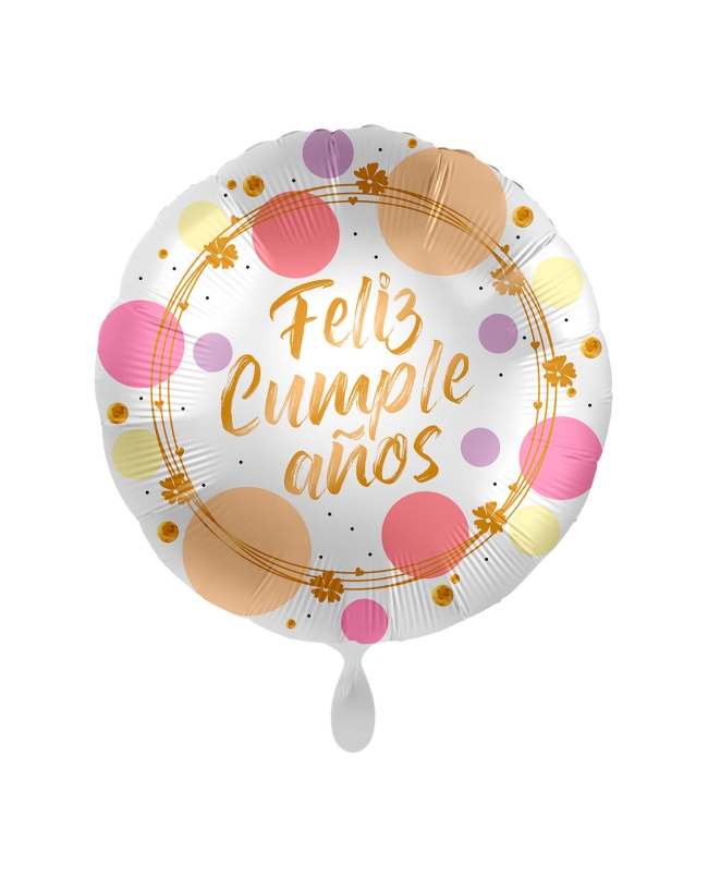 17/43CM FELIZ CUMPLEA&Ntilde;OS PUNTOS ***OFERTA DTO NO ACUMULABLE