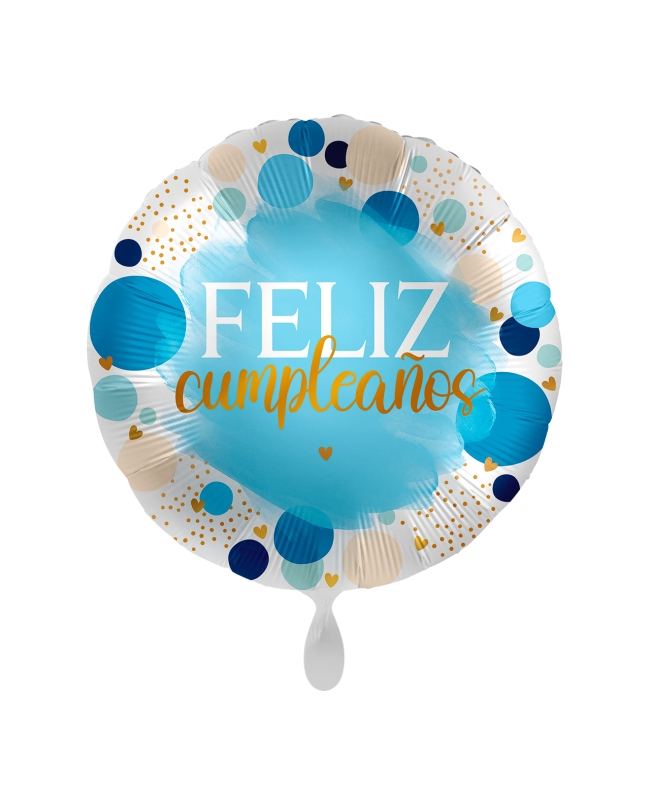 17/43CM FELIZ CUMPLEA&Ntilde;OS AZUL ***OFERTA DTO NO ACUMULABLE