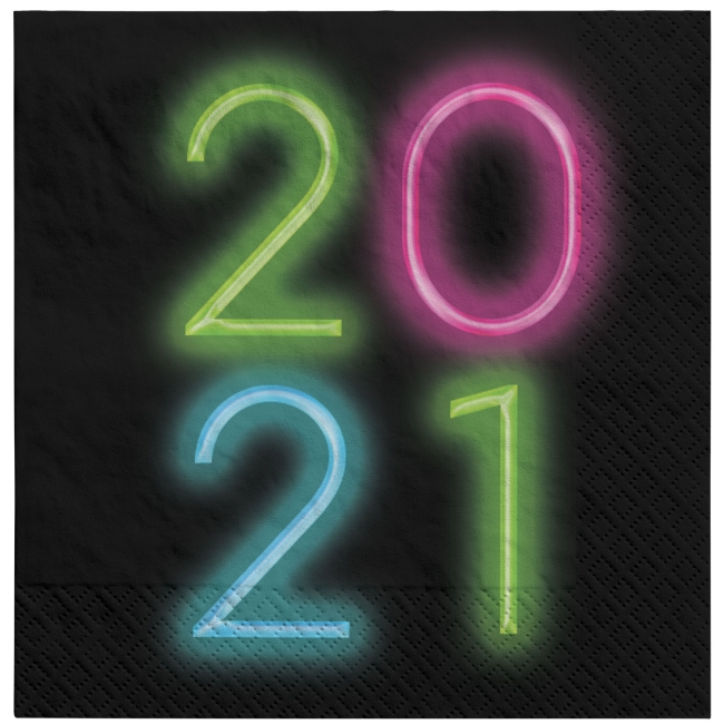 16 Servilletas 2021 Glow 33cm
