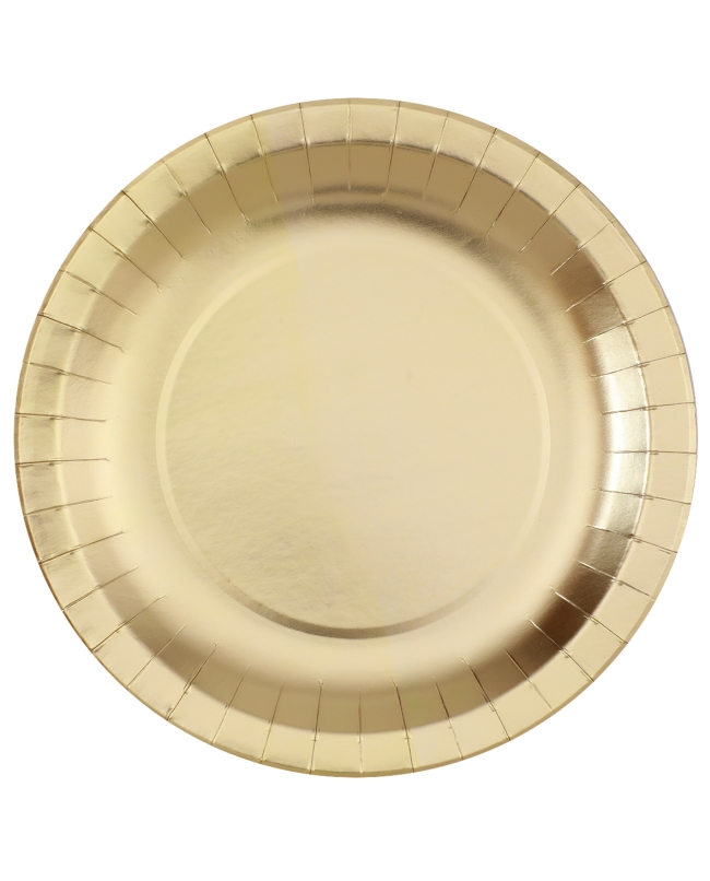 Plato Mtl Oro 26cm Carton ***OFERTA DTO NO ACUMULABLE