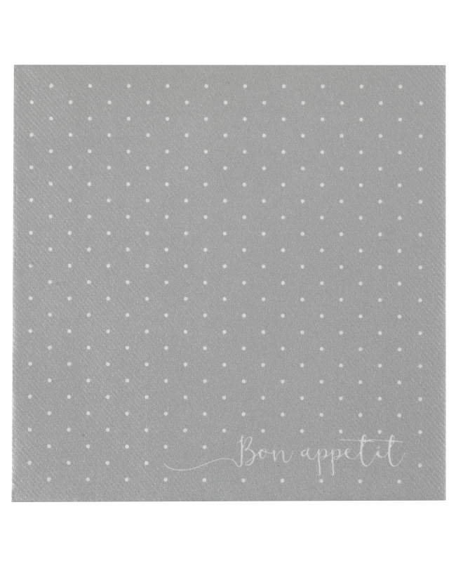 Servilletas Airlaid puntos Plata 40x40cm Airlaid 65 gr/m2 ***OFERTA DTO NO ACUMULABLE