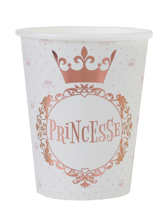 Vasos Princesa Rosa 7.8 X 9.7cm 27cl Carton ***OFERTA DTO NO ACUMULABLE