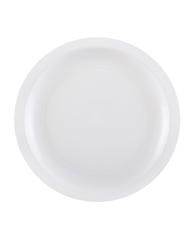 Plato Reutilizable 18cm Blanco Polipropileno ***OFERTA DTO NO ACUMULABLE
