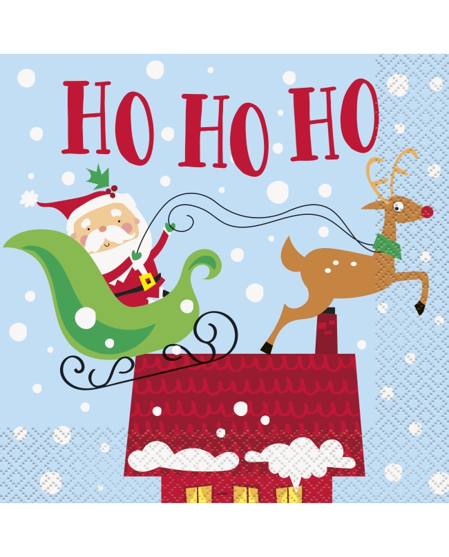 Servilletas 33X33 Santa Color