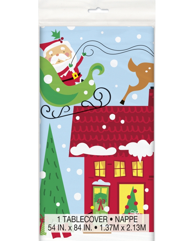 Mantel Plastico Santa Color 137 X 213cm