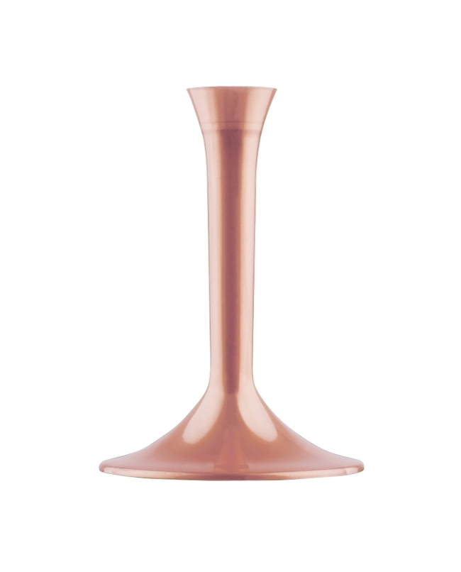 Pie Para Copa Reutilizable Rosa Oro 9X6.5cm Poliestireno  ***OFERTA DTO NO ACUMULABLE