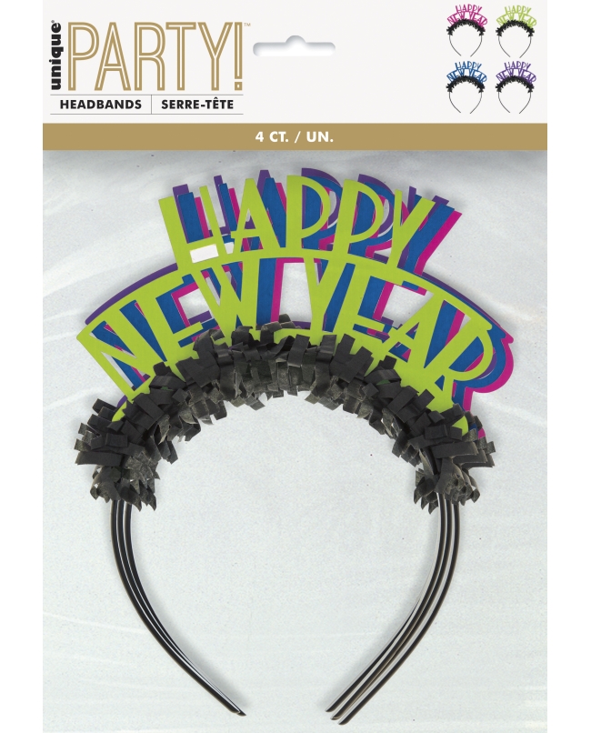 Diademas H. New Year Neon Surtidas