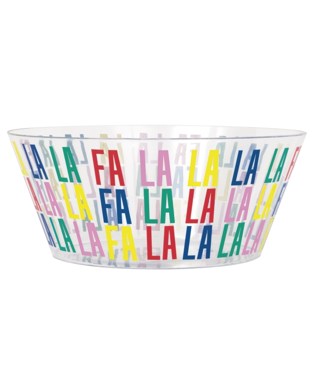 Bowl Navidad Color Plastico