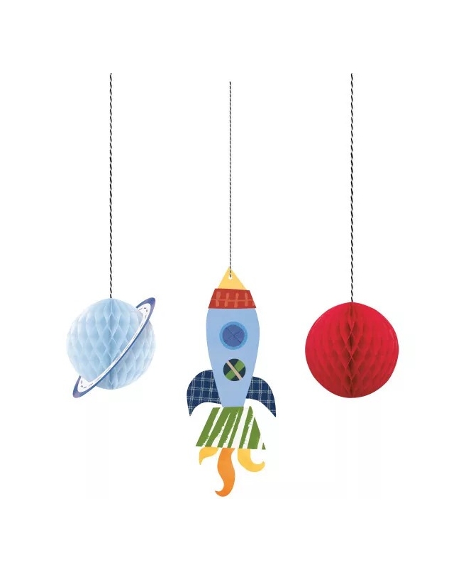 Deco Colgante Nido Abeja Espacio