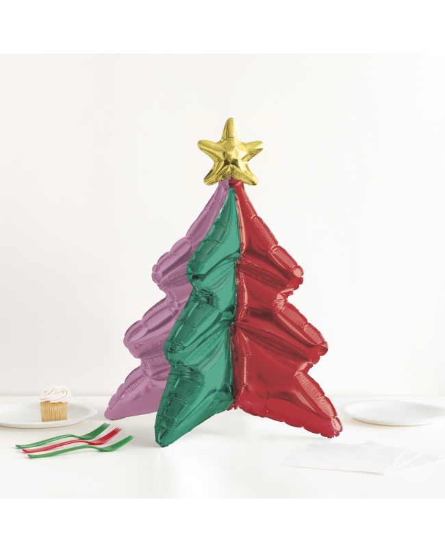 For Pie 3D Arbol Navidad Color 55,9cm