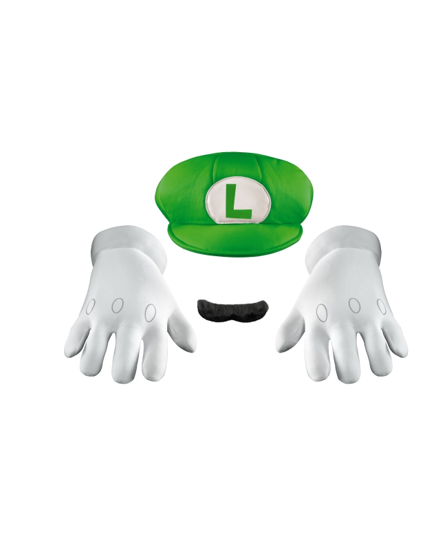 Disfraz Acc Nintendo Super Mario: Luigi Kit Adulto