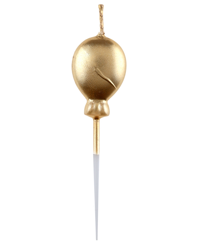 Vela Forma Globo Oro 2 X 7.5cm X Parafina Y Plastico ***OFERTA DTO NO ACUMULABLE