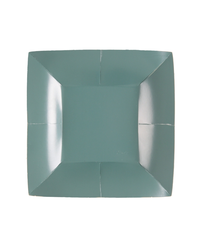 Platos cuadrado peque&ntilde;o Eucalipto 18x18cm fibra natural 290gr/m2 ***OFERTA DTO NO ACUMULABLE
