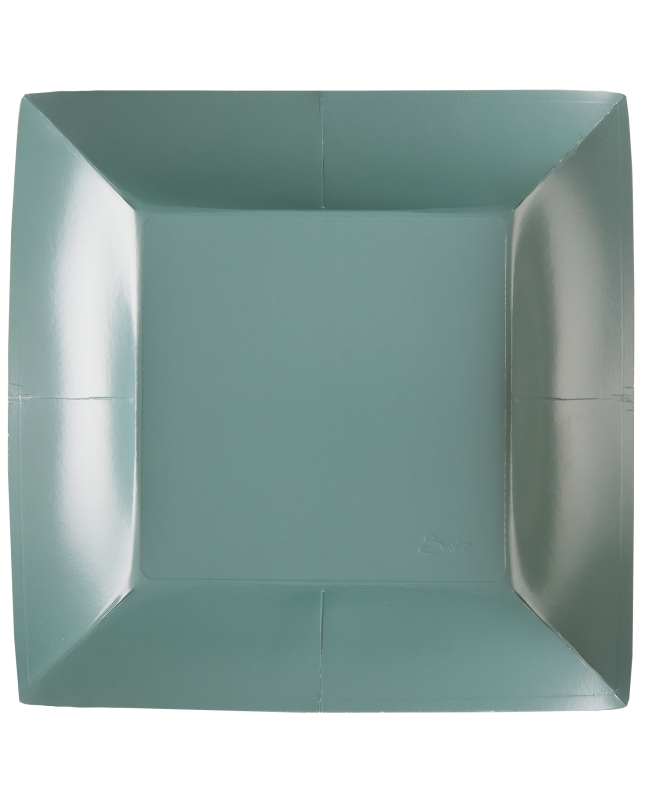 Platos cuadrado grande Eucalipto 23x23cm fibra natural 290gr/m2 ***OFERTA DTO NO ACUMULABLE