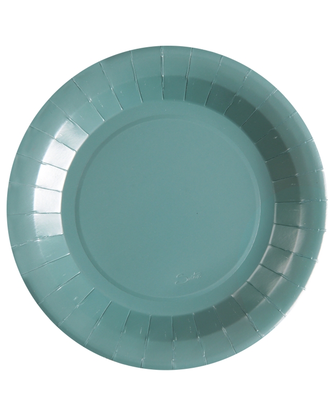 Platos redondo grande Eucalipto 22.5cm fibra natural 290gr/m2 ***OFERTA DTO NO ACUMULABLE