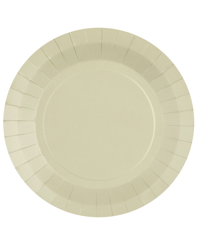 Platos redondo grande Arena 22.5cm fibra natural 290gr/m2 ***OFERTA DTO NO ACUMULABLE