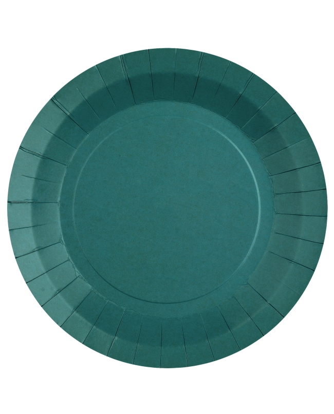 Platos redondo grande Azul Pato 22.5cm fibra natural 290gr/m2 ***OFERTA DTO NO ACUMULABLE