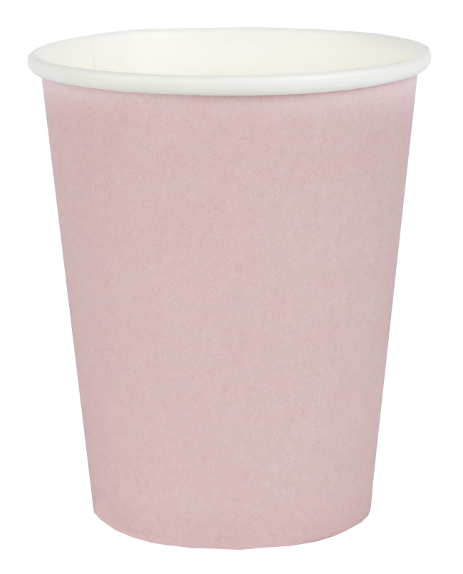 Vasos Rosa Claro 7.8x9cm 25cl Carton ***OFERTA DTO NO ACUMULABLE