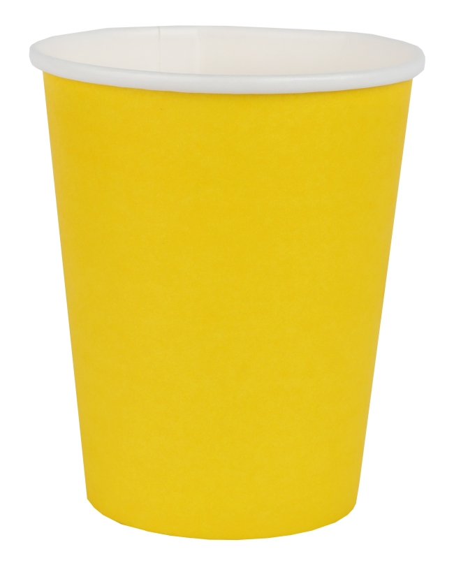 Vasos Amarillo 7.8x9cm 25cl Carton ***OFERTA DTO NO ACUMULABLE