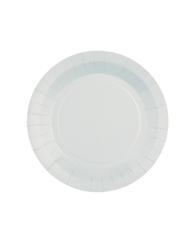Platos redondo peque&ntilde;o Gris Perla 17.5cm fibra natural 290gr/m2 ***OFERTA DTO NO ACUMULABLE
