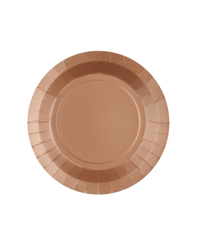 Platos redondo peque&ntilde;o Bronce 17.5cm fibra natural 290gr/m2 ***OFERTA DTO NO ACUMULABLE