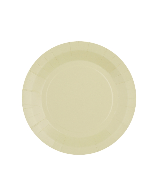 Platos redondo peque&ntilde;o Marfil 17.5cm fibra natural 290gr/m2 ***OFERTA DTO NO ACUMULABLE