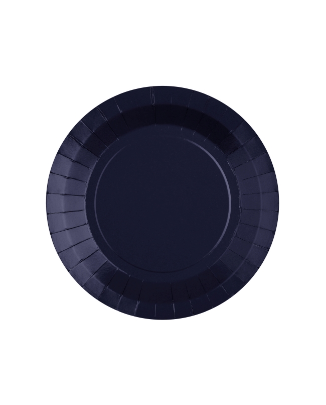 Platos redondo peque&ntilde;o Azul Marino 17.5cm fibra natural 290gr/m2 ***OFERTA DTO NO ACUMULABLE