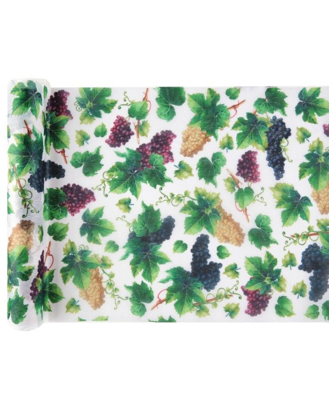 Camino Mesa Racimos Uvas 30cm X 5m Tejido No Tejido Poliester ***OFERTA DTO NO ACUMULABLE