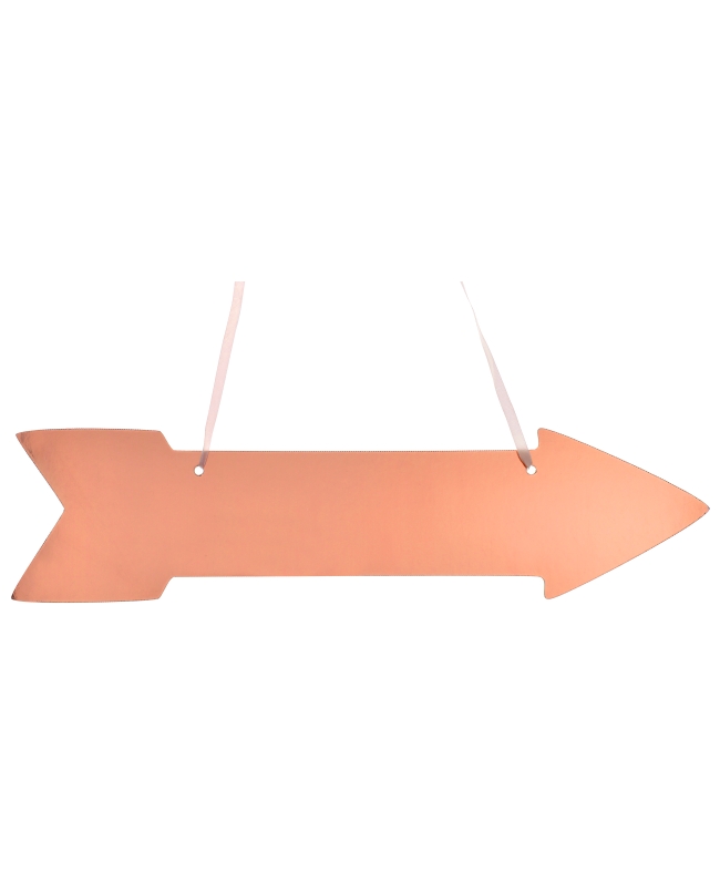 Deco Flecha Rosa Oro 43 X 10.8 X 17cm Carton ***OFERTA DTO NO ACUMULABLE