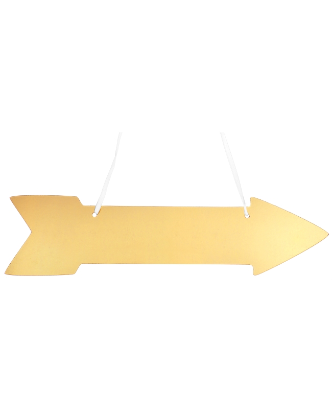 Deco Flecha Oro 43 X 10.8 X 17cm Carton ***OFERTA DTO NO ACUMULABLE