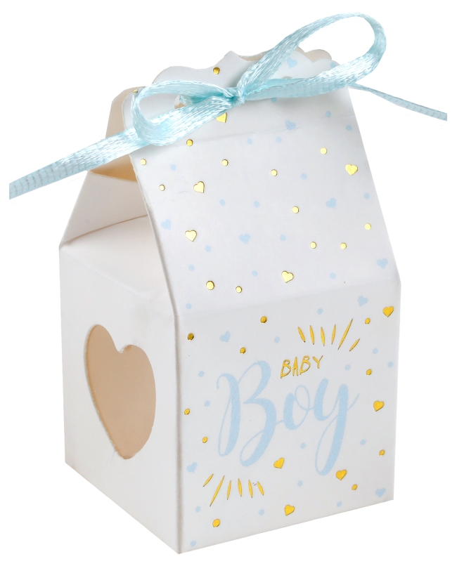 Caja Boy 4 X 4 X 4cm Carton Y Saten ***OFERTA DTO NO ACUMULABLE