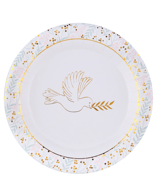 Platos Comunion 22.5cm Carton ***OFERTA DTO NO ACUMULABLE