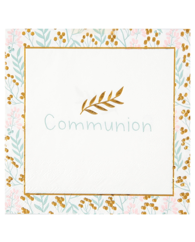 Servilletas Comunion 33 X 33cm Papel 3 Capas ***OFERTA DTO NO ACUMULABLE