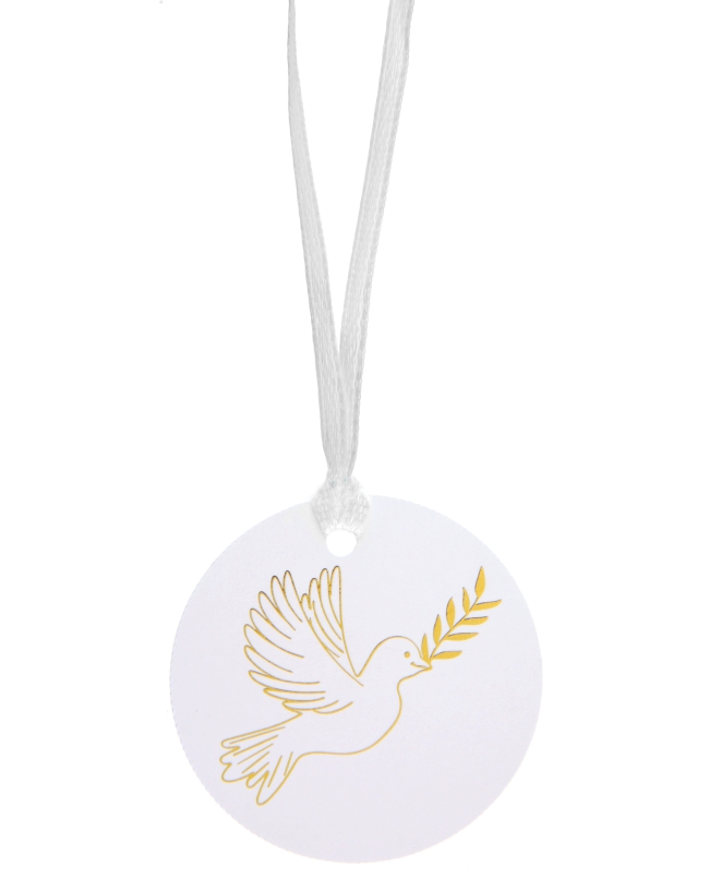 Marcasitio Etiqueta Ceremonia 5cm Carton Y Saten ***OFERTA DTO NO ACUMULABLE