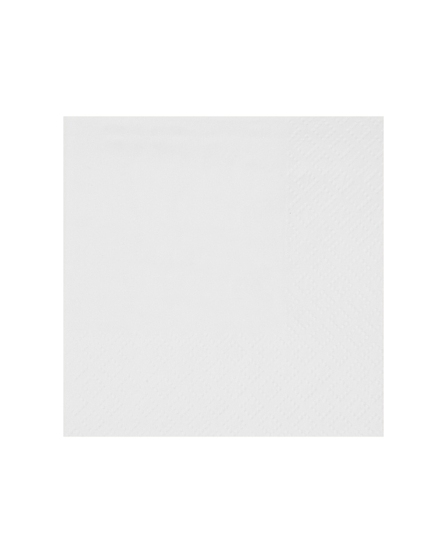 Servilletas cristal coctel Blanco 21x20cm Papel 3c 18gr/m2 ***OFERTA DTO NO ACUMULABLE