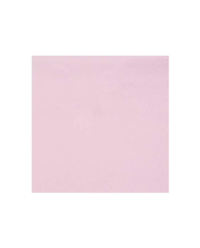 Servilletas cristal coctel Rosa Claro 21x20cm Papel 3c 18gr/m2 ***OFERTA DTO NO ACUMULABLE