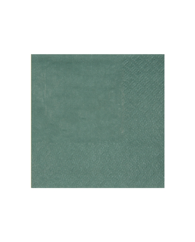 Servilletas cristal coctel Eucalipto 21x20cm Papel 3c 18gr/m2 ***OFERTA DTO NO ACUMULABLE