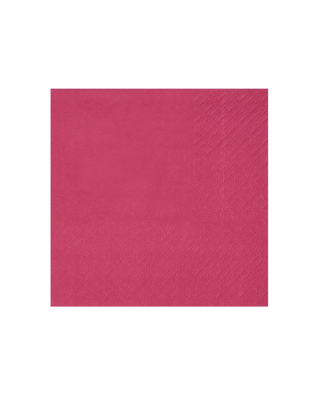 Servilletas cristal coctel Fucsia 21x20cm Papel 3c 18gr/m2 ***OFERTA DTO NO ACUMULABLE
