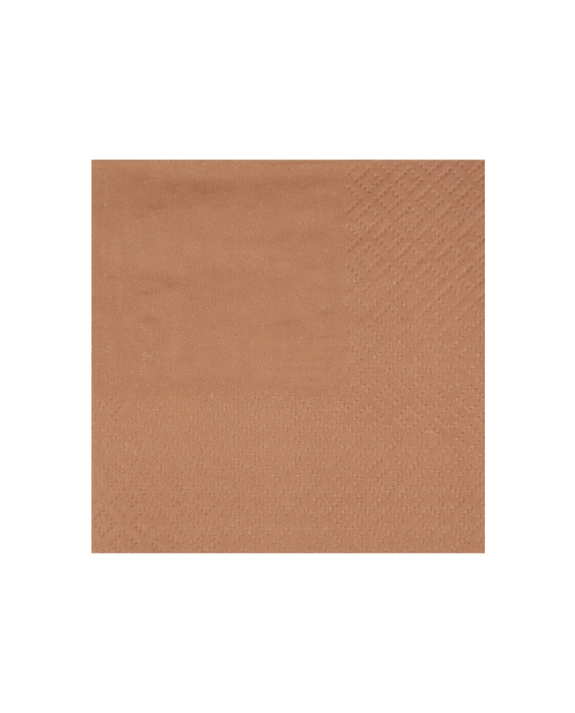 Servilletas cristal coctel Bronce 21x20cm Papel 3c 18gr/m2 ***OFERTA DTO NO ACUMULABLE