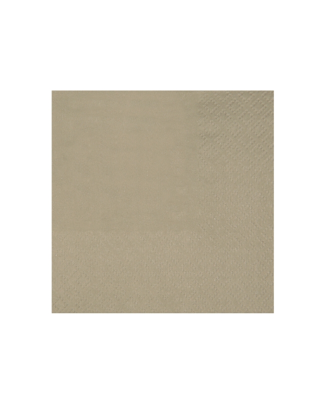 Servilletas cristal coctel Marron Gris Topo Topo 21x20cm Papel 3c 18gr/m2 ***OFERTA DTO NO ACUMULABLE