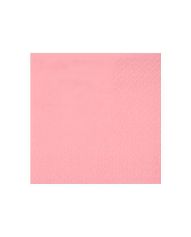 Servilletas cristal coctel Rosa 21x20cm Papel 3c 18gr/m2 ***OFERTA DTO NO ACUMULABLE
