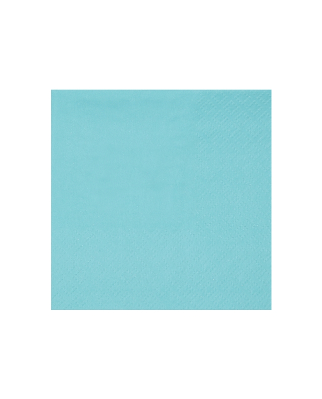 Servilletas cristal coctel Azul Cielo 21x20cm Papel 3c 18gr/m2 ***OFERTA DTO NO ACUMULABLE